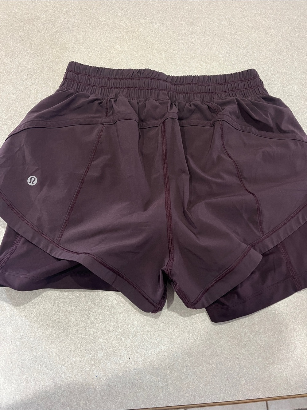 lululemon athletica Deep Plum Athletic Shorts